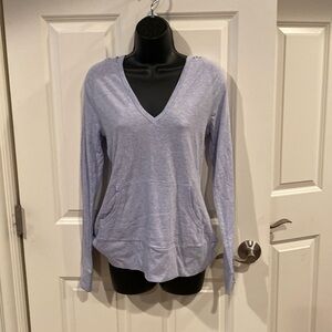 Small Banana Republic Light Blue hoodie with front pocket - NWT